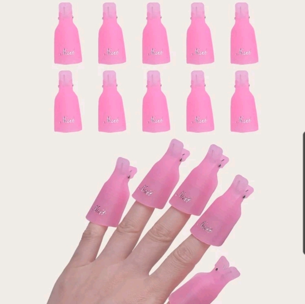 10 Nail Polish Removal Clips!